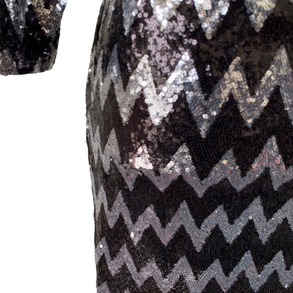 ONE SHOULDER SEQUIN BODYCON MINI DRESS COCKTAIL PARTY DRESS CLUB DRESS - Picture 7 of 16